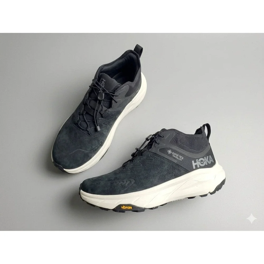 Hoka‎ One One Transport Chukka GORE-TEX Triple Black 1155190-BBLC Men's Sz 11.5D